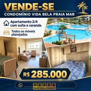 Apartamento com 2 Quartos à venda, 59m² no Espaço Tropical, Barra dos Coqueiros