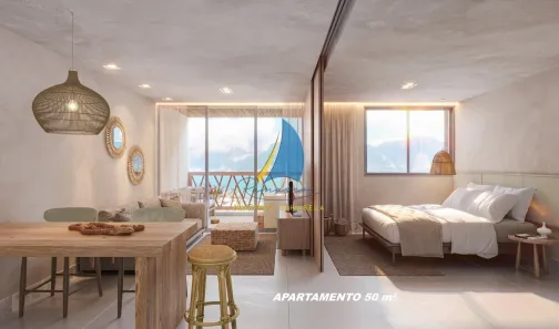 Apartamento com 1 Quarto à venda, 50m² no Barreiro, Ilhabela