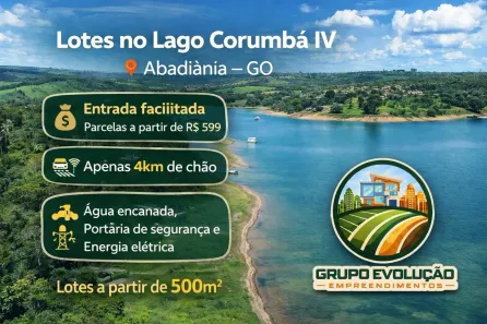 Lote/Terreno à venda, 500m² no Centro, Corumbá de Goiás