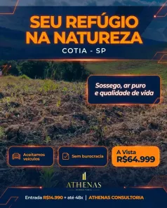 Lote/Terreno à venda, 500m² no Jardim Monte Verde (Caucaia do Alto), Cotia