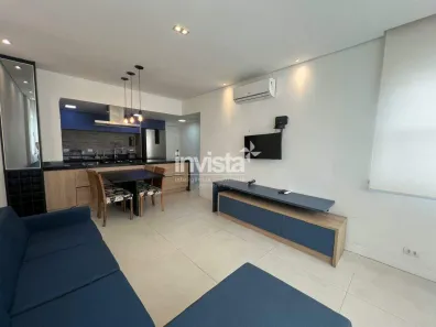 Apartamento com 2 Quartos para alugar, 68m² no Gonzaga, Santos