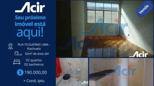 Apartamento com 2 Quartos à venda, 61m² no Riachuelo, Rio de Janeiro