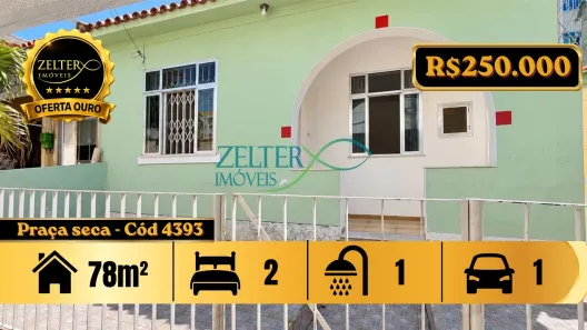 Casa com 2 Quartos à venda, 78m² no Praça Seca, Rio de Janeiro