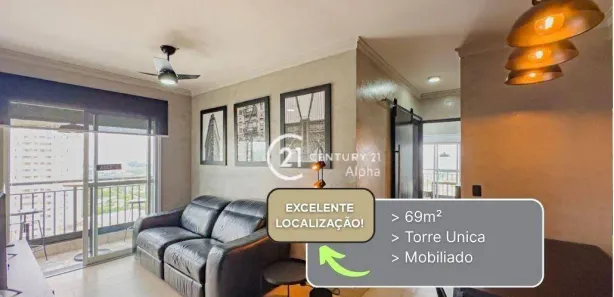 Apartamento com 2 Quartos à venda, 69m² no Tamboré, Barueri