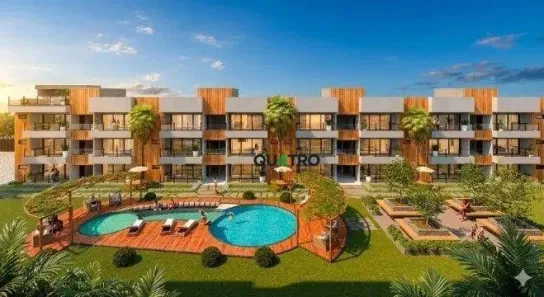 Apartamento com 2 Quartos à venda, 73m² no Porto das Dunas, Aquiraz