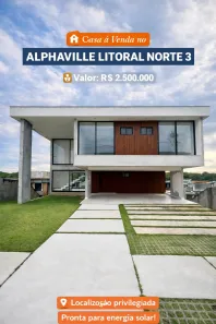Casa de Condomínio com 4 Quartos à venda, 295m² no Gleba B, Camaçari