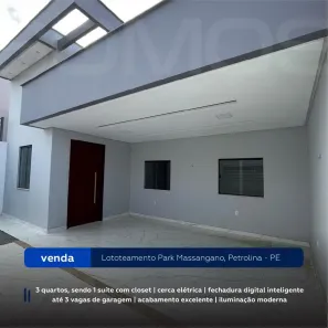 Casa com 3 Quartos à venda, 10m² no COHAB Massangano, Petrolina