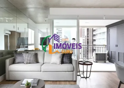 Apartamento com 1 Quarto para alugar, 63m² no Cidade Monções, São Paulo