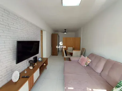 Apartamento com 1 Quarto para alugar, 38m² no Itararé, São Vicente