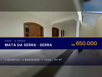 Casa com 3 Quartos à venda, 181m² no Mata da Serra, Serra