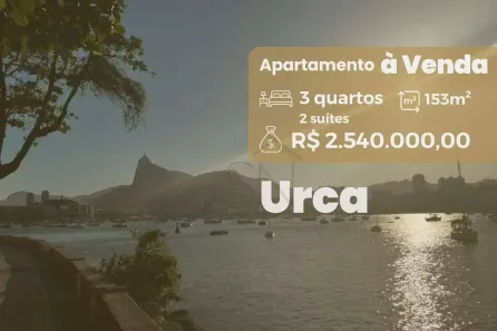 Apartamento com 3 Quartos à venda, 153m² no Urca, Rio de Janeiro