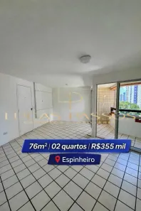 Apartamento com 2 Quartos à venda, 76m² no Espinheiro, Recife