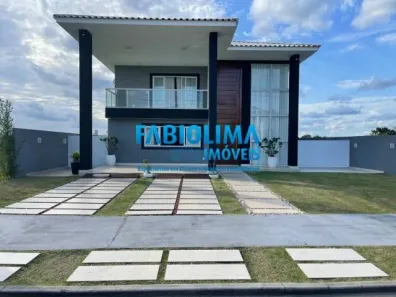 Casa de Condomínio com 4 Quartos à venda, 450m² no Alphaville (Abrantes), Camaçari