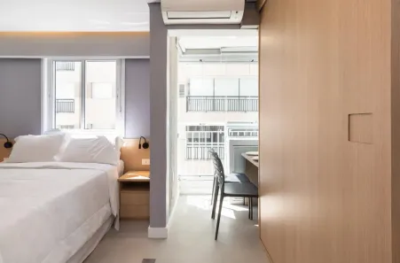 Apartamento com 1 Quarto para alugar, 25m² no Bela Vista, São Paulo