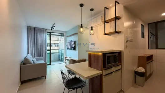 Apartamento com 2 Quartos para alugar, 55m² no Ponta Verde, Maceió