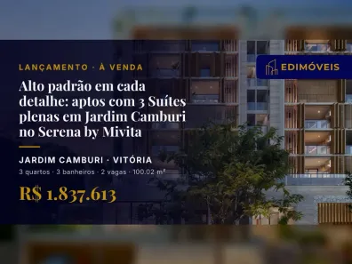 Apartamento com 3 Quartos à venda, 102m² no Jardim Camburi, Vitória