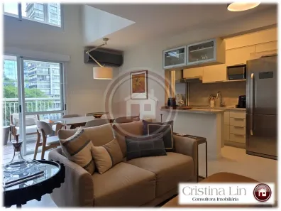Apartamento com 1 Quarto para alugar, 80m² no Vila Nova Conceição, São Paulo