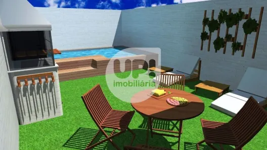 Casa de Condomínio com 1 Quarto à venda, 33m² no Residencial Santa Luzia, Charqueada