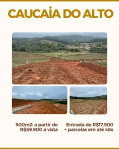 Lote/Terreno à venda, 500m² no Altos de Caucaia (Caucaia do Alto), Cotia