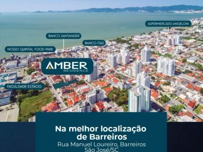 Apartamento com 3 Quartos à venda, 84m² no Barreiros, São José