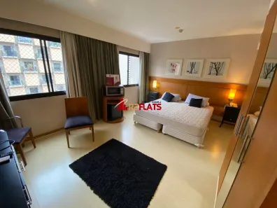 Flat com 1 Quarto para alugar, 28m² no Indianópolis, São Paulo