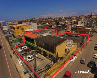 Ponto Comercial à venda, 851m² no Itapuã, Salvador