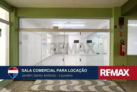 Ponto Comercial para alugar, 77m² no Jardim Santo Antônio, Louveira