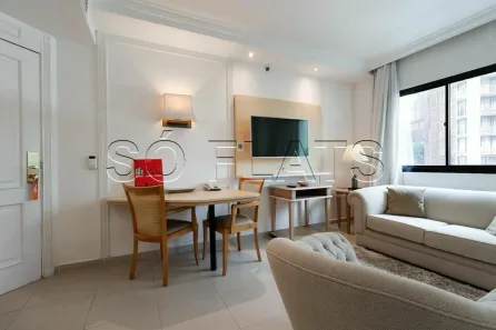Flat com 1 Quarto para alugar, 33m² no Jardim Paulista, São Paulo