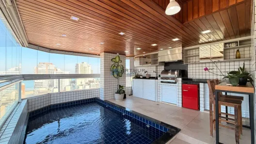 Apartamento com 4 Quartos à venda, 205m² no Canto do Forte, Praia Grande