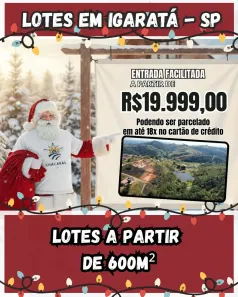 Lote/Terreno à venda, 600m² no , Igaratá