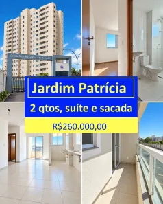 Apartamento com 2 Quartos à venda, 55m² no Jardim Patrícia, Uberlândia