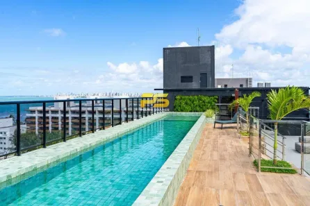 Flat com 1 Quarto à venda, 21m² no Ponta de Campina, Cabedelo