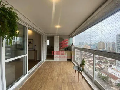Apartamento com 3 Quartos à venda, 131m² no Embaré, Santos