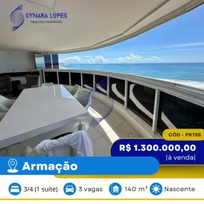 Apartamento com 3 Quartos à venda, 140m² no Jardim Armação, Salvador