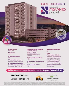 Apartamento com 2 Quartos à venda, 45m² no Vila Nambi, Jundiaí