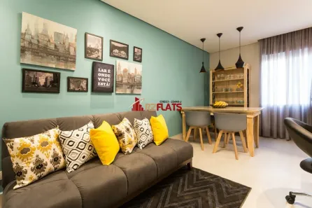 Flat com 1 Quarto para alugar, 37m² no Bela Vista, São Paulo