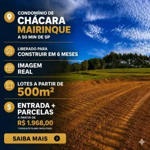 Lote/Terreno à venda, 1000m² no Centro, Mairinque
