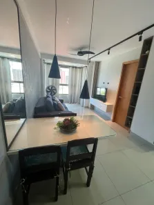 Apartamento com 1 Quarto para alugar, 37m² no Cabo Branco, João Pessoa