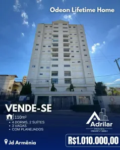 Apartamento com 4 Quartos à venda, 110m² no Jardim Armênia, Mogi das Cruzes