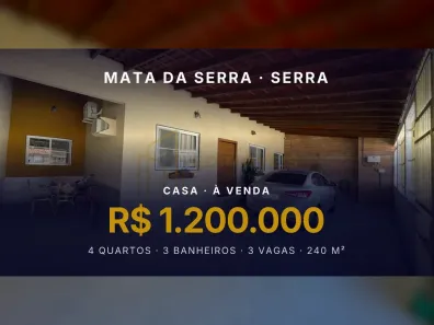 Casa com 4 Quartos à venda, 240m² no Mata da Serra, Serra