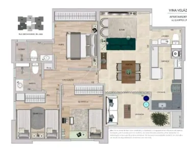 Apartamento com 2 Quartos à venda, 72m² no Gutierrez, Belo Horizonte