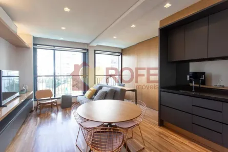 Apartamento com 1 Quarto para alugar, 48m² no Indianópolis, São Paulo