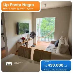 Apartamento com 2 Quartos à venda, 51m² no Ponta Negra, Manaus