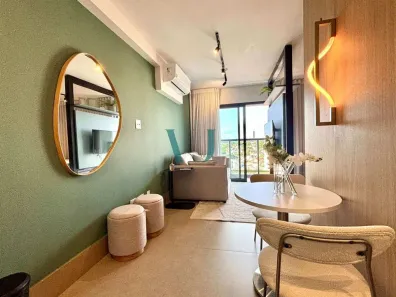 Apartamento com 1 Quarto para alugar, 39m² no Cambuí, Campinas