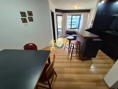 Flat com 1 Quarto para alugar, 48m² no Cidade Monções, São Paulo