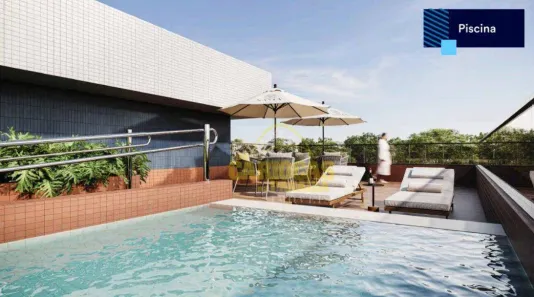 Apartamento com 2 Quartos à venda, 59m² no Ponta de Campina, Cabedelo