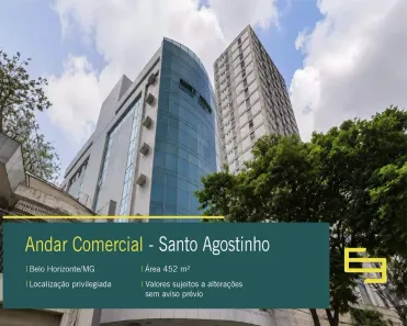 Sala Comercial à venda, 453m² no Santo Agostinho, Belo Horizonte
