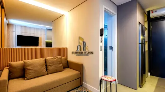 Flat com 1 Quarto para alugar, 40m² no Itaim Bibi, São Paulo