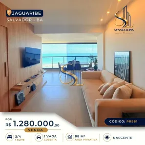 Apartamento com 3 Quartos à venda, 88m² no Jaguaribe, Salvador