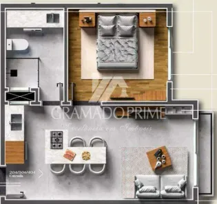 Apartamento com 1 Quarto à venda, 52m² no Vila Suica, Gramado